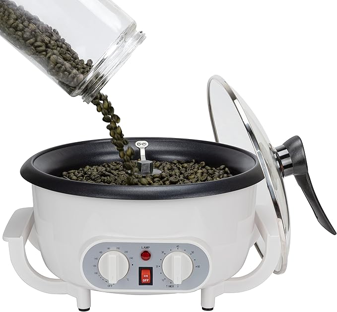 Upgraded Coffee Roaster Machine with Timer Coffee Roasters for Home Use 110V Coffee Bean Roaster Machine for Beginner