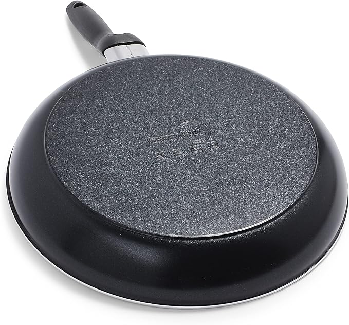 GreenPan Rio 8 and 10 Frying Pan Skillet Set PFAS-Free Healthy Ceramic Nonstick Cookware Stay-Cool Bakelite Handles Dishwasher Safe Easy Clean Durable Performance Black