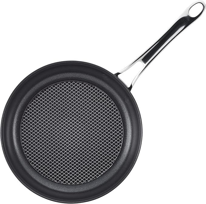 Anolon X Hybrid Nonstick Nonstick Cookware Induction Pots and Pans Set 12 Piece - Charcoal Gray