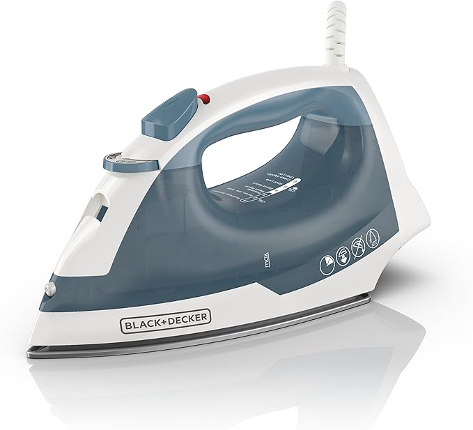 BLACK+DECKER 10-Speed Countertop Blender 6-Cup &amp Easy Steam Compact Iron with SmartSteam