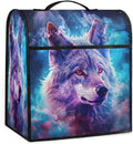 cfpolar Kitchen Aid Mixer Cover Compatible with 6-8 Quarts Animal Cute Wolf Stand Mixer Cover Kitchen Aid Mixers Accessories Appliance Organizer Bag Dust Covers with Zipper Pocket