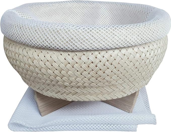 Plai Na Thai Sticky Rice Basket Steamer Bamboo for Pot Electric Cooker Asian Food