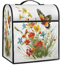 cfpolar Kitchen Aid Mixer Cover Compatible with 6-8 Quarts Flower Butterfly Floral Animal Stand Mixer Cover Kitchen Aid Mixers Accessories Appliance Organizer Bag Dust Covers with Zipper Pocket