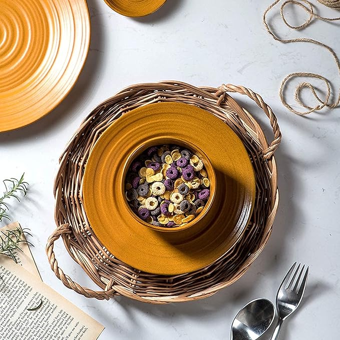 Dinnerware Sets - Luxury Gift Dishes Service Set 38 Pieces Japanese-Style Kiln Change Glaze Dinnerware Set | Porcelain Matte Cereal Bowl and Steak Plate for Special Restaurant