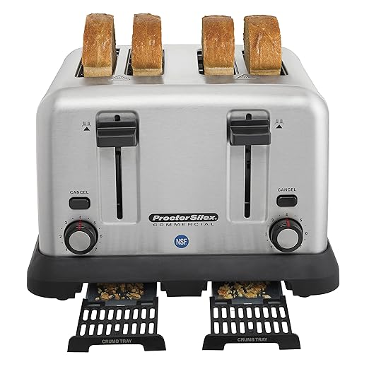 4 Slot Toaster - Extra-Wide 1 3/8-in Slots Will Easily accommodate Bagels Waffles and Artisan breads.24850R