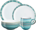 Denby Azure Coast 4-Piece Place Setting Blue