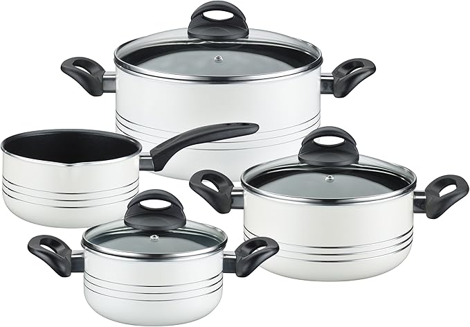 GSW 158152 Milano Color Pot Set 4-Piece White