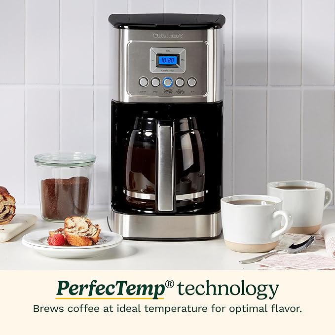 Cuisinart 14-Cup Coffee Maker Bundle with 12-Cup Grind &amp Brew Coffeemaker Black
