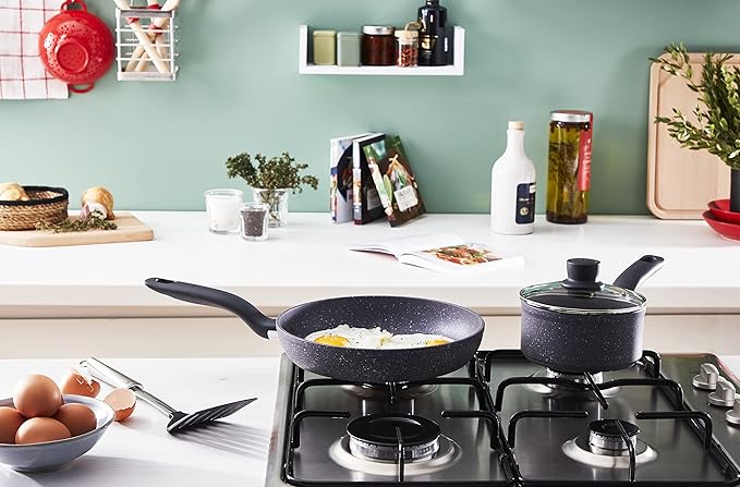 Lagostina Antea Non-Stick Cookware Set Aluminium