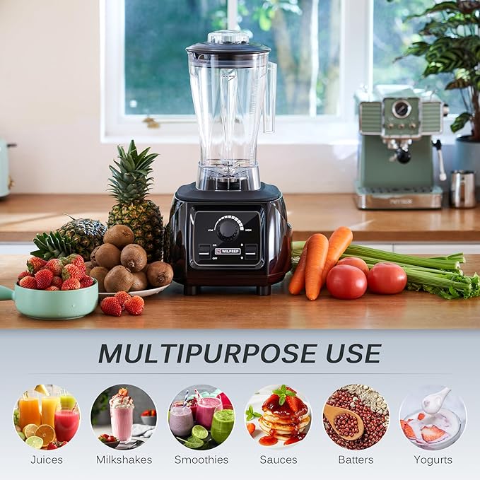 WILPREP 3.5 HP Blender Stepless Speed Toggle Switch NSF/ETL Certified