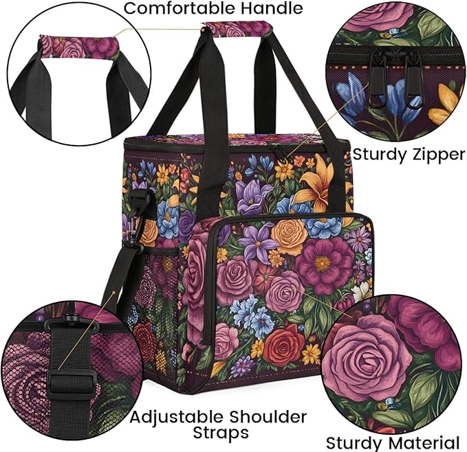 Coffee Maker Travel Bag Compatible with Keurig K-Mini K-Mini Plus or Other Accessories Portable Coffee Maker Case with Shoulder Strap for Travel (Bag Only)