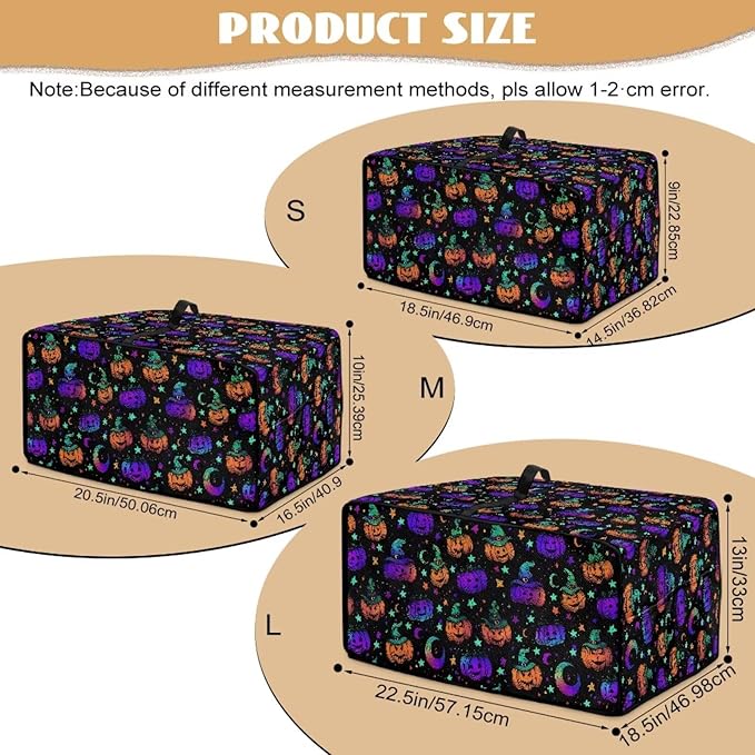 Halloween Pumpkins Toaster Oven Cover for Kitchen Counter Thanksgiving Wide Slots Toaster Cover Bread Maker Covers Dust &amp Fingerprint Protection Washable Kitchen Small Appliance-1