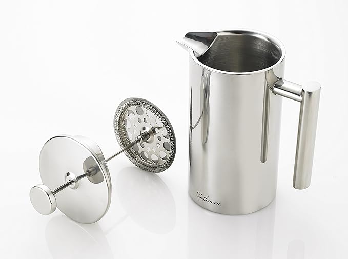 Bellemain French Press Coffee Maker Extra Filters Included 35 oz Stainless Steel