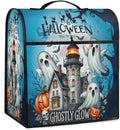 cfpolar Kitchen Aid Mixer Cover Compatible with 6-8 Quarts Halloween Ghost Castle Pumpkin Moon Stand Mixer Cover Kitchen Aid Mixers Accessories Appliance Organizer Bag Dust Covers with Zipper Pocket