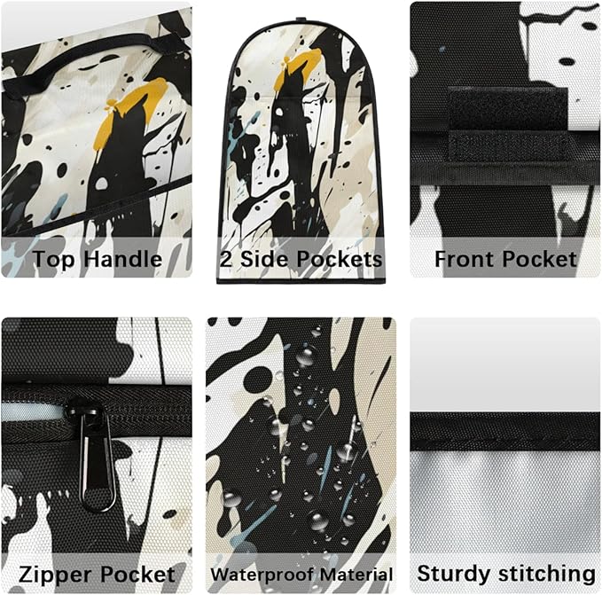 cfpolar Kitchen Aid Mixer Cover Compatible with 6-8 Quarts Abstract Ink Painting Stand Mixer Cover Kitchen Aid Mixers Accessories Appliance Organizer Bag Dust Covers with Zipper Pocket