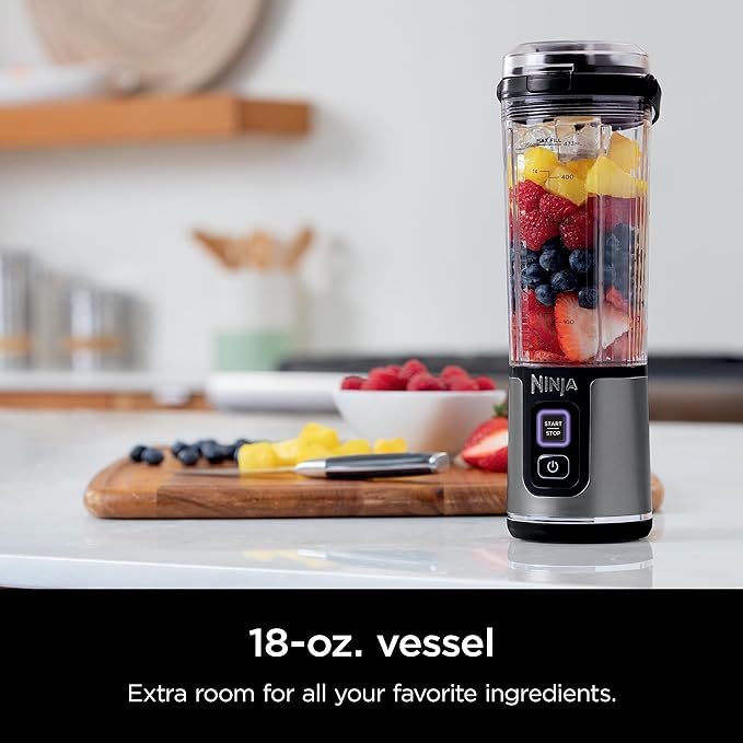 Ninja Pod &amp Grounds Specialty Single-Serve Coffee Maker bundled with the Blast Portable Blender Cordless 18oz. Vessel Personal Blender for Shakes &amp Smoothies Leakproof-Lid &amp Sip Spout