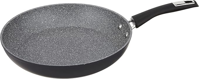 Bialetti Impact Textured Nonstick Oven-Safe Frying Pan 12 Inch Gray