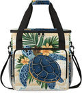 Sea Turtle Coffee Maker Travel Bag Animals Insulated Grocery Bag Travel Picnic Leakproof Cooler Bags With Shoulder Strap