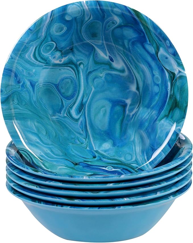 Fluidity 12 piece Melamine Dinnerware Set Service for 4