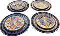 Colorful Talavera Dinnerware Set 12-Piece Plate (Seats 4)