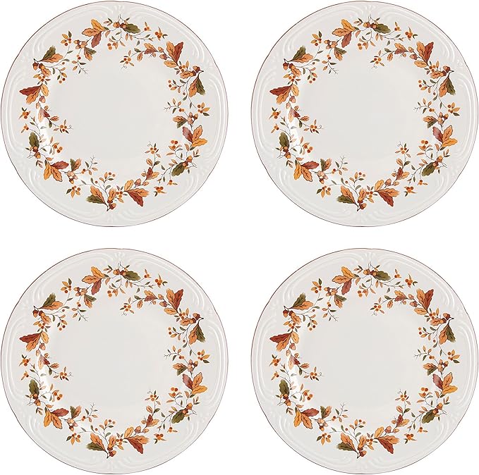 Pfaltzgraff Autumn Berry 16 Piece Dinnerware Set Service for 4 Multi Colored