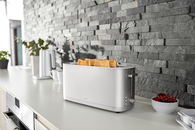 Toaster with bun warmer 2 long slots| EU Enfinigy