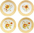 Certified International Sunflowers Forever 11 Dinnerware Plates Large Multicolor Set of 4