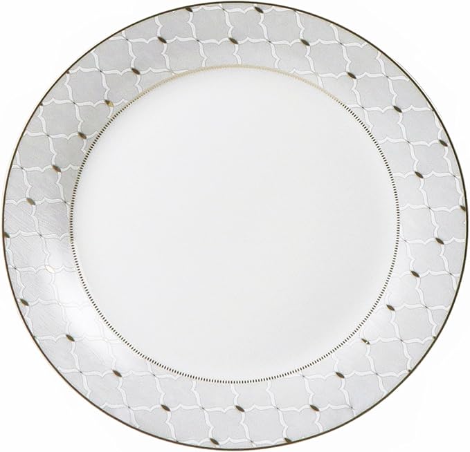 57Piece Gold Border Porcelain Dinnerware Set-Service For 8-Carlotta-Mix &amp Match