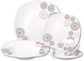 Lorren Home Trends LH452 Dinner Sets for Gatherings One Size Black