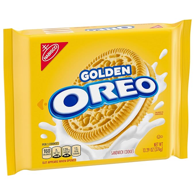 OREO Golden Sandwich Cookies 12 - 13.29 oz Packs