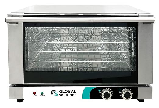GS1741 Countertop Convection Oven Half Size 22 7/8 Width x 22 7/16 Depth x 16 Height Heavy Duty Stainless Steel Construction NSF 1600W