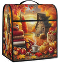 cfpolar Kitchen Aid Mixer Cover Compatible with 6-8 Quarts Fall Pumpkin Farm Coffee Stand Mixer Cover Kitchen Aid Mixers Accessories Appliance Organizer Bag Dust Covers with Zipper Pocket