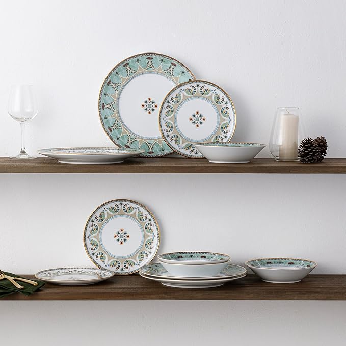 Noritake Serene Garden 12-Piece Dinnerware Set Service for 4