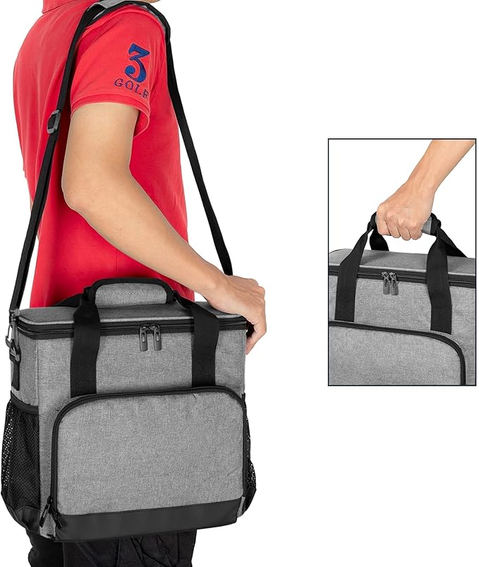 CURMIO Coffee Maker Carrying Bag &amp Coffee Maker Dust Cover Compatible with Keurig K-Mini or K-Mini Plus Single Serve Coffee Brewer Travel Bag with Pockets for K-Cup Pods