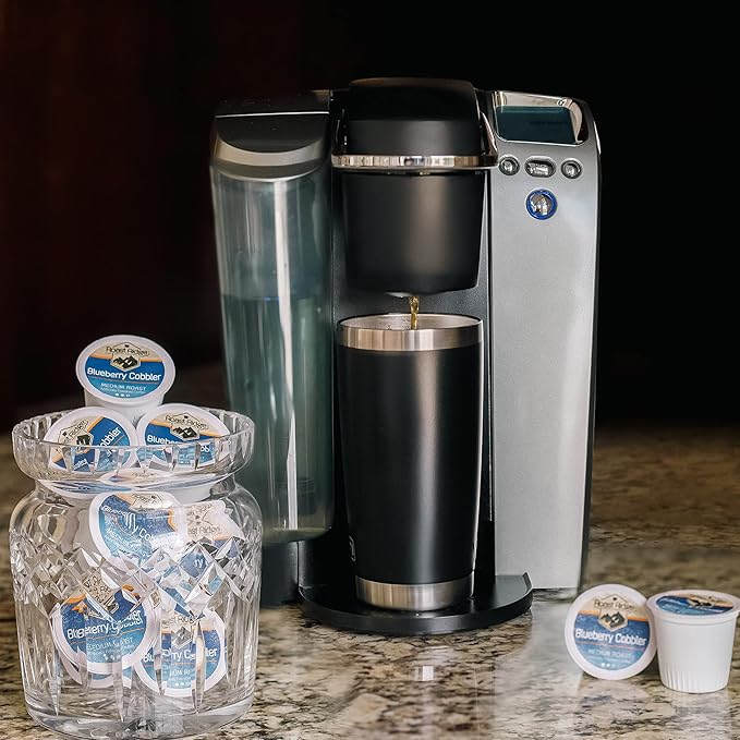 Roast Ridge Single Serve Coffee Pods for Keurig K-Cup Brewers Blueberry Cobbler Medium Roast 100 Count