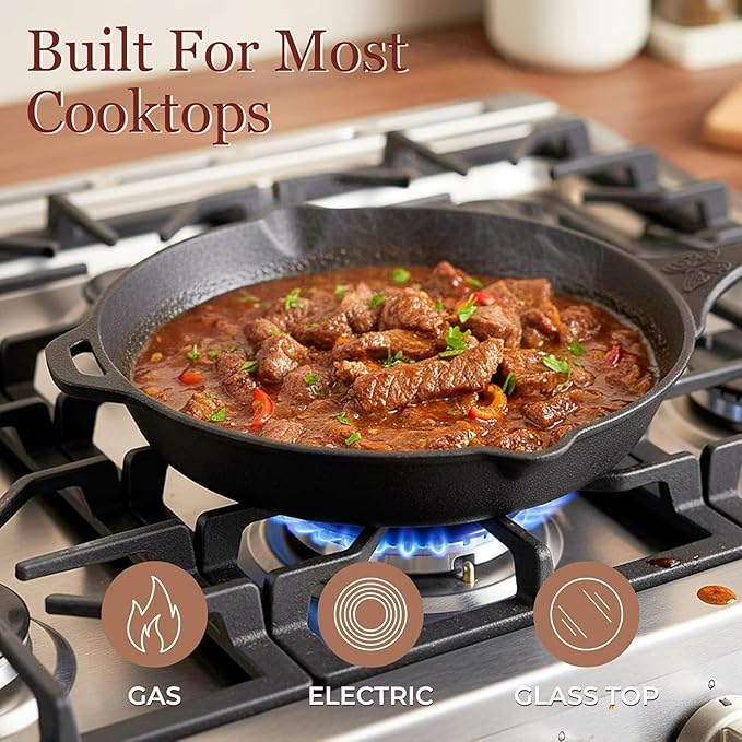 The Pioneer Woman Frontier Speckle Fancy Flourish Cookware and Bakeware Set Aluminum Nonstick 22 Piece Kitchen Tools Red