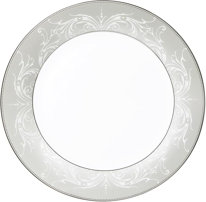 57Piece Silver Border Porcelain Dinnerware Set-Service For 8-Olympia-Mix &amp Match