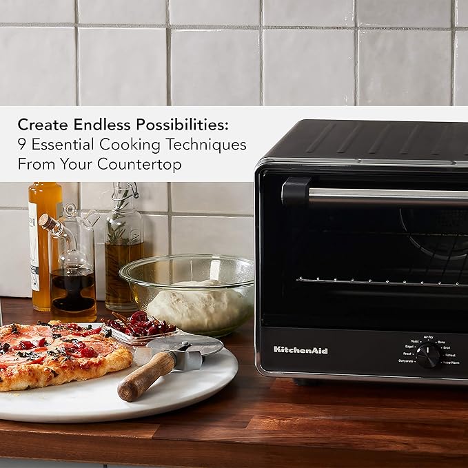 KitchenAid Digital Air Fry Countertop Oven KCO124BM Black Matte