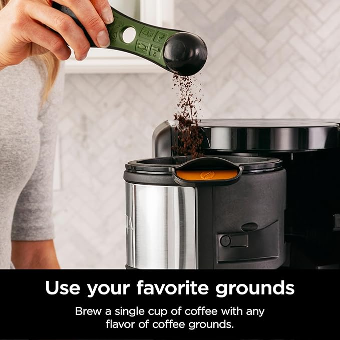 Shark Ninja CP307 Hot and Cold Brewed System W/Thermal Carafe Coffee Maker Black