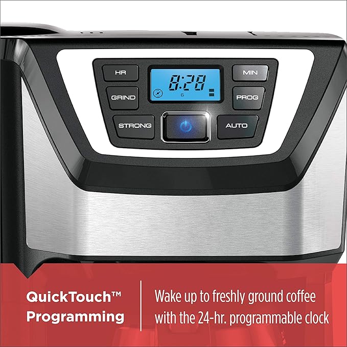 Black and Decker BLACK+DECKER 12-Cup Mill and Brew Coffeemaker Black CM5000B
