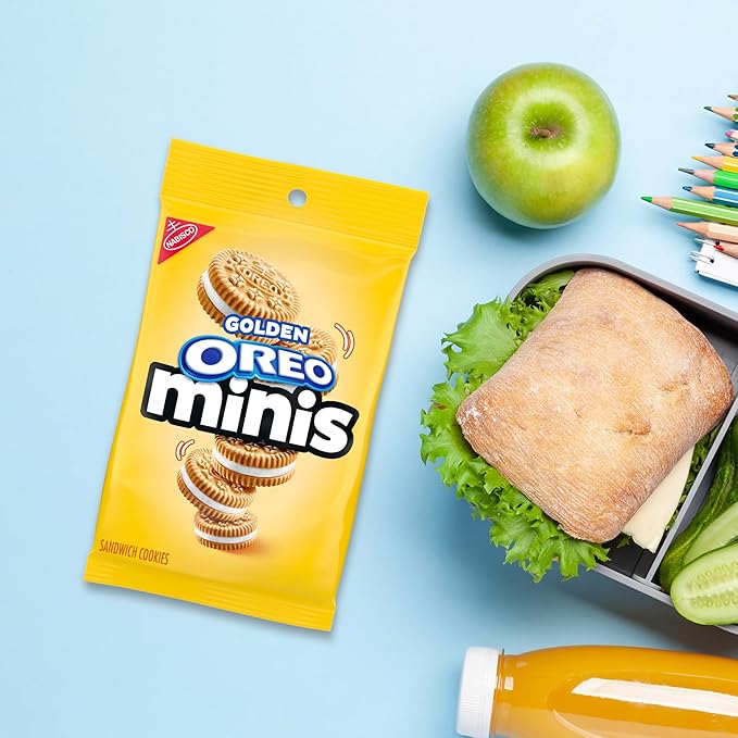 OREO Minis Golden Sandwich Cookies 12 - 3 oz Bags