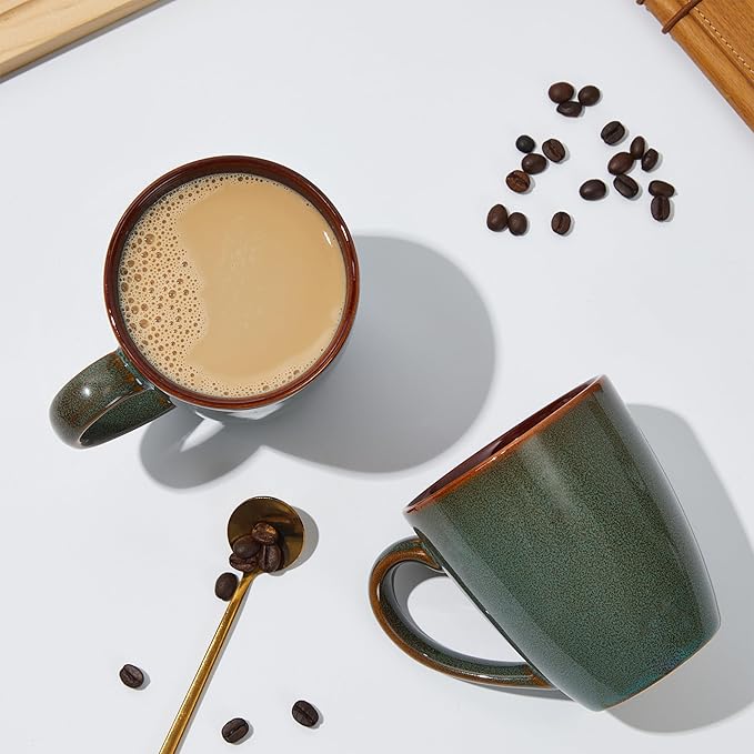16 Pieces Dinnerware Sets with Mugs Sage Green