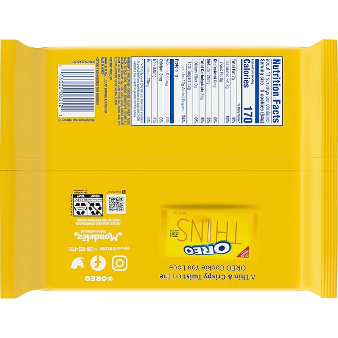 OREO Golden Sandwich Cookies 12 - 13.29 oz Packs
