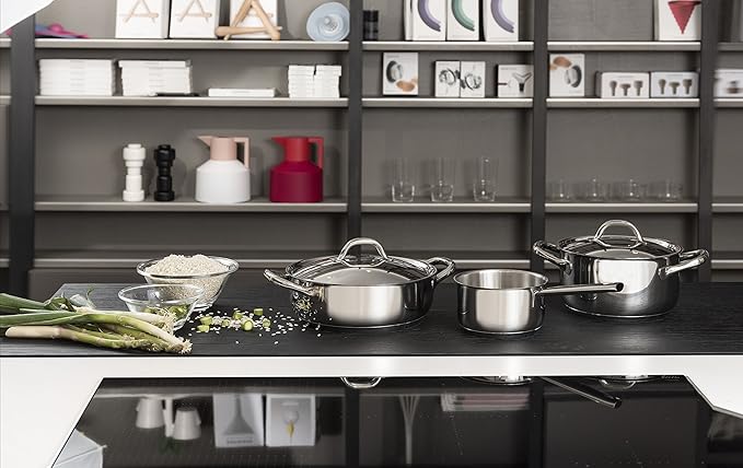 Barazzoni Cookware Set Chef line 9 pcs Made in Italy