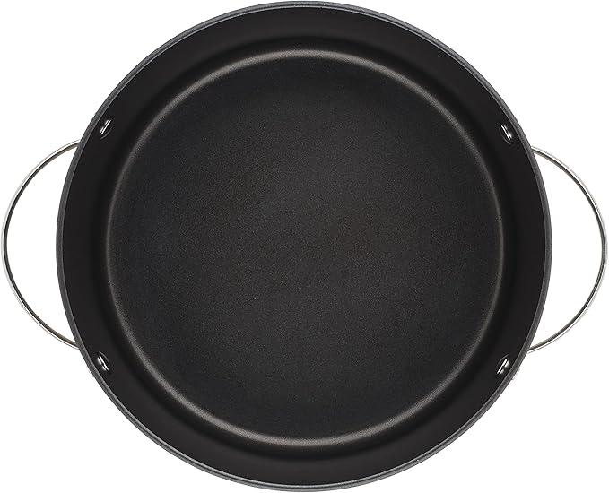 Ayesha Curry Kitchenware Professional Hard Anodized Nonstick Stock Pot/Stockpot with Lid 10 Quart Charcoal
