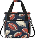 Football Coffee Maker Travel Bag Sports Insulated Grocery Bag Travel Picnic Leakproof Cooler Bags With Shoulder Strap