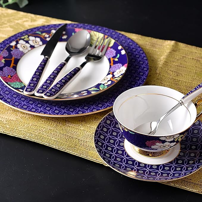 8 piece bone china dinnerware set coffee cup sets dishes set dinnerware sets for 2 plate set dinner plates kitchen tableware