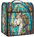 cfpolar Kitchen Aid Mixer Cover Compatible with 6-8 Quarts Animal Horse Glass Painting Stand Mixer Cover Kitchen Aid Mixers Accessories Appliance Organizer Bag Dust Covers with Zipper Pocket