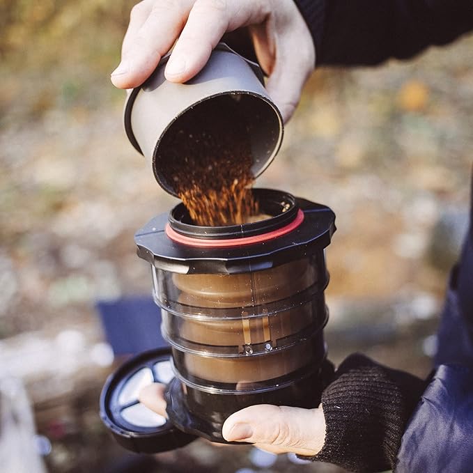 Cafflano Kompact : Portable Coffee Maker French Press Coffee Press Immersion Pour Over Cold Brew Maker