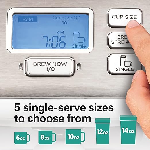 Hamilton Beach FlexBrew Trio 2-Way Coffee Maker Compatible with K-Cup Pods or Grounds Combo Single Serve &amp Full 12 Cup Coffee Pot White Fast Brewing Removeable Reservoir